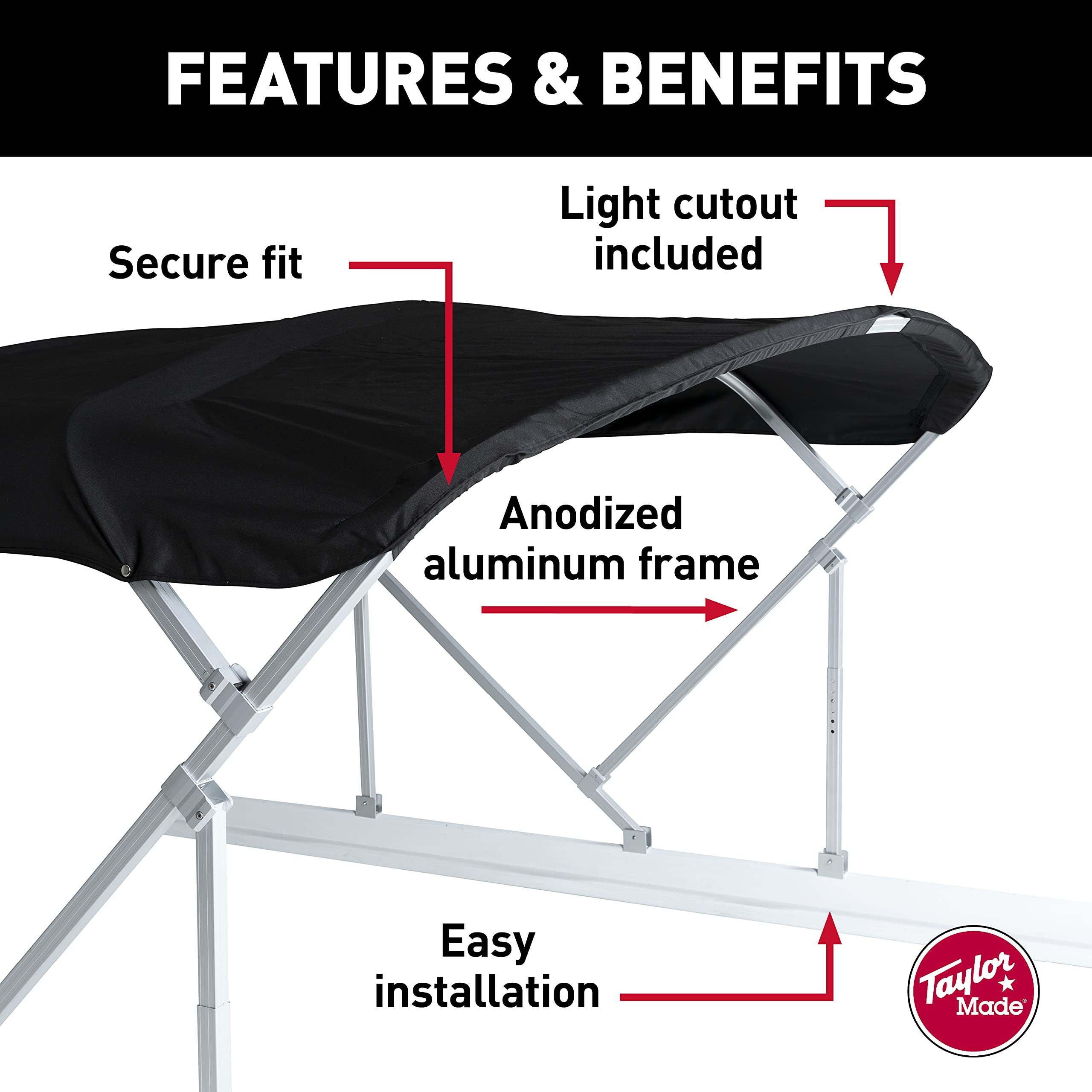Taylor Made Products Manual Bimini Top Kit - Image 3